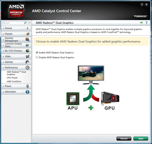 AMD Catalyst Control Center